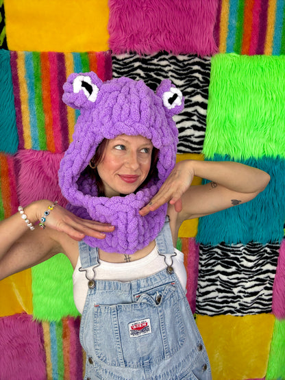 COZEE - Purple Frog Hood (RTS)