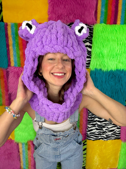 COZEE - Purple Frog Hood (RTS)