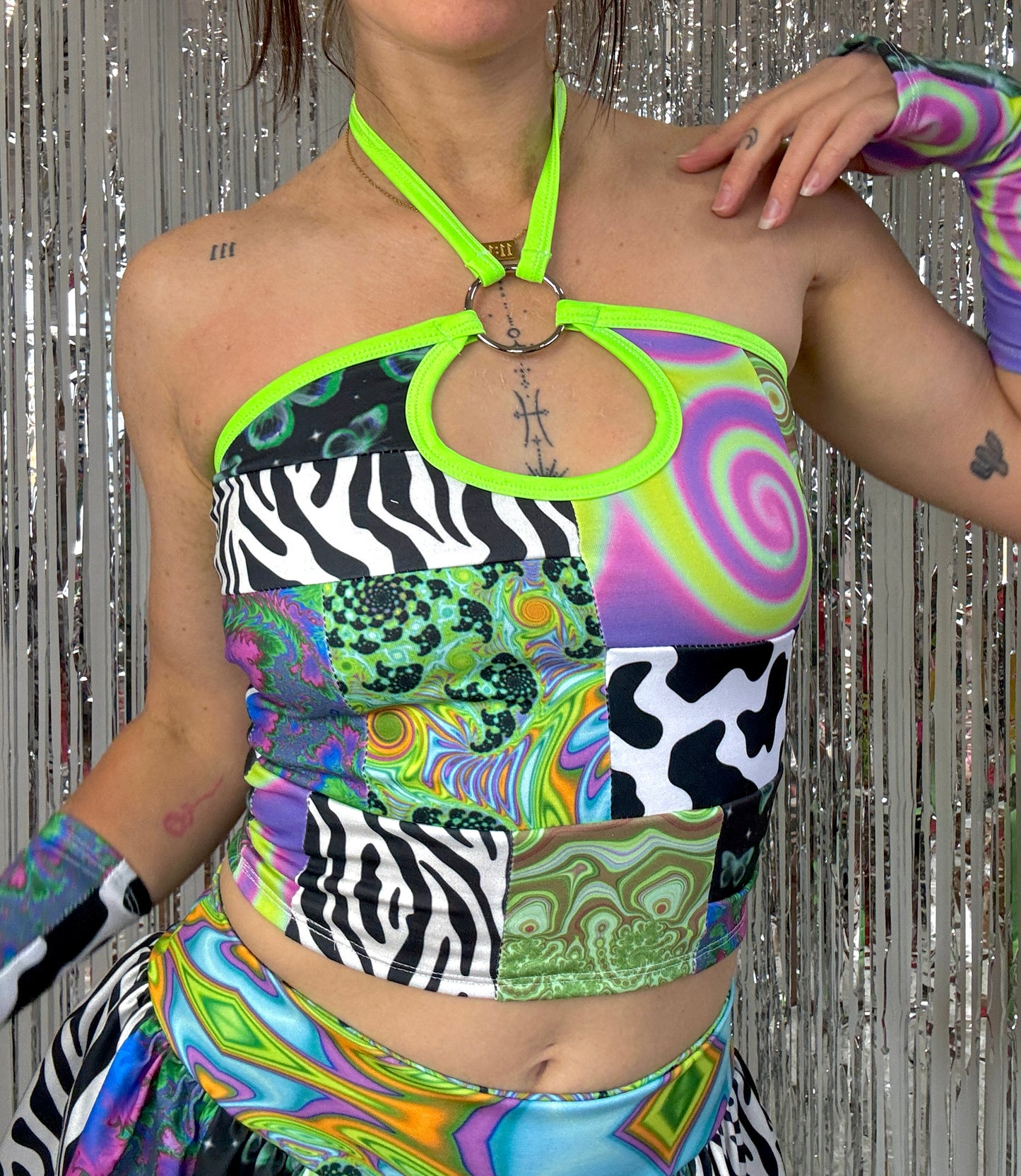 ALIEN FREQUENCY - Halter/Skort Set (MTO)