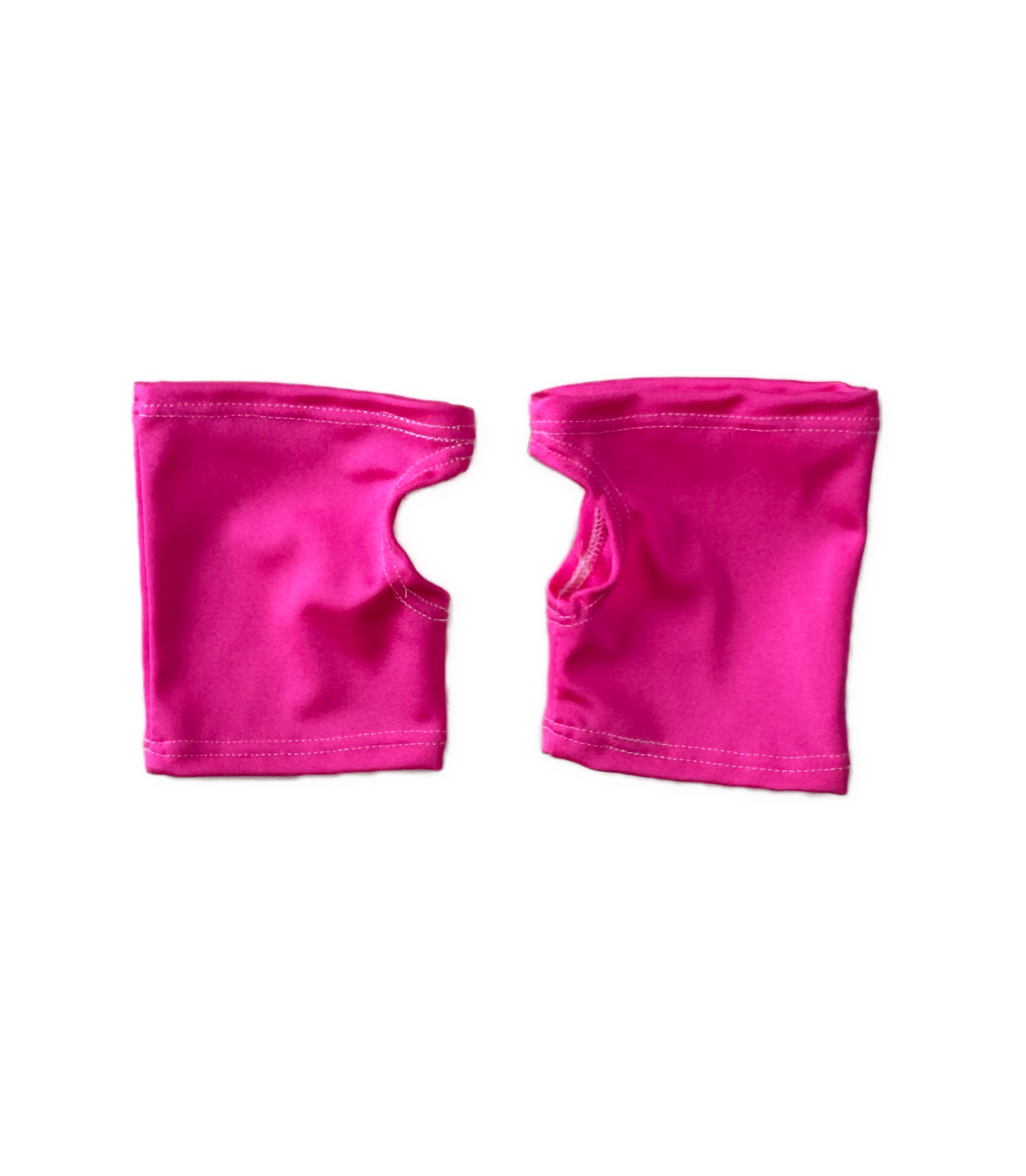 Carly's Closet - Hot Pink Spandex Gloves (Sizes S & L)