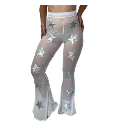 Carly's Closet - Babydol Clothing Mesh Star Pants (Size S)