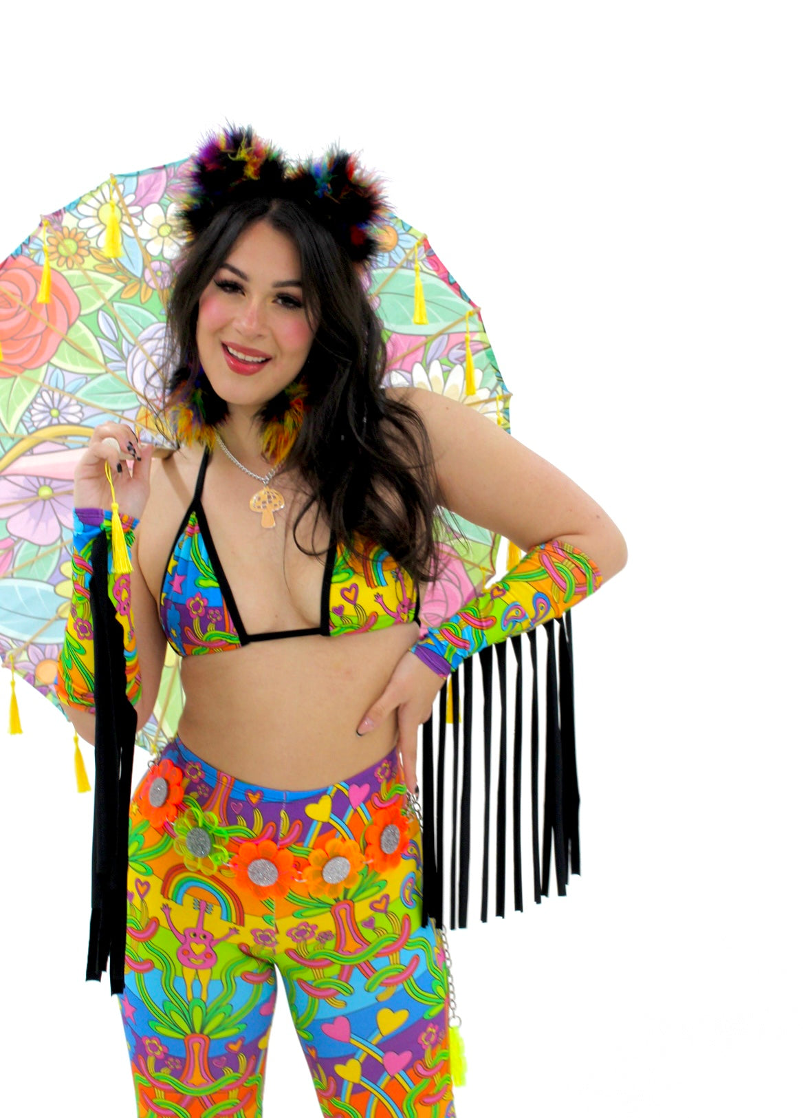 Rainbow Hippie Bralette