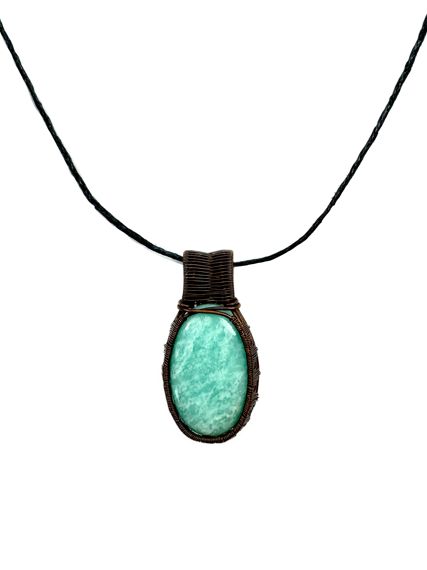 Carly's Closet - Amazonite Wire Wrap Necklace