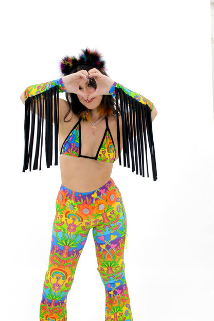 Rainbow Hippie Bralette