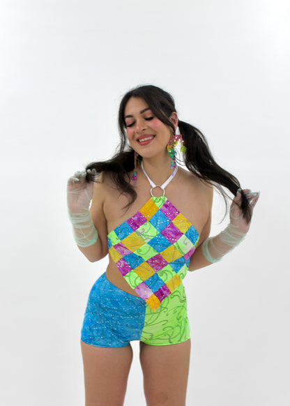 Fairy Glow Patchwork Halter