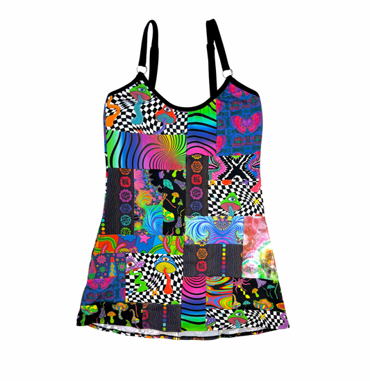 AUGUST - Patchwork Mini Dress 4/5 (L)