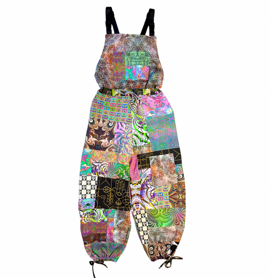 AUGUST - Patchwork Overalls 3/5 (L)