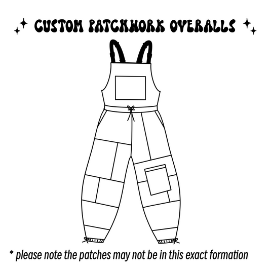 Custom Patchwork Overalls