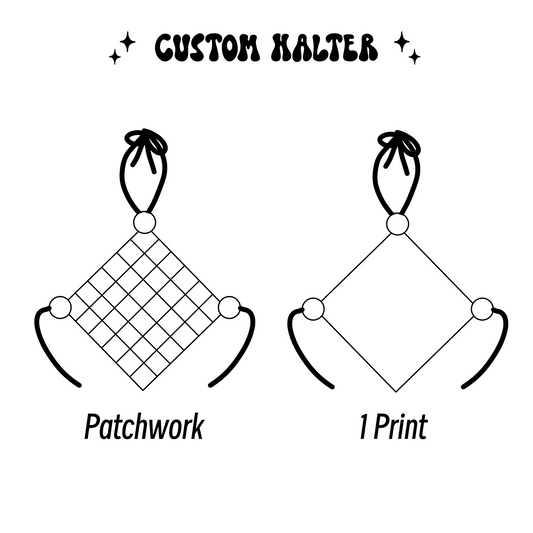 Custom Patchwork Halter