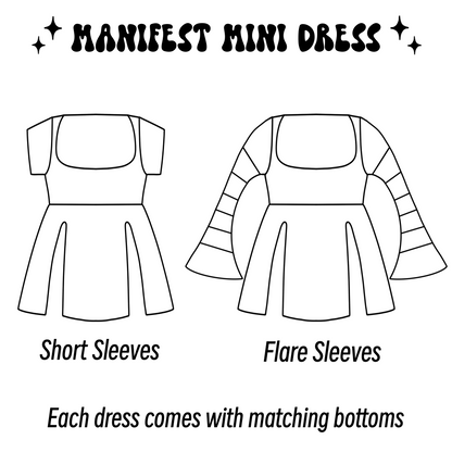 Custom Manifest Mini Dress