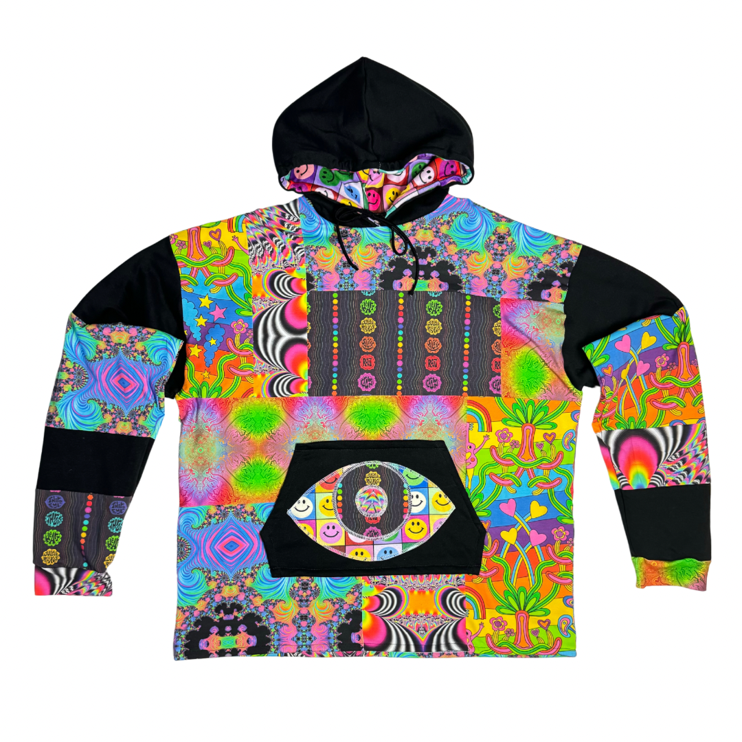 Custom Patchwork Hoodie