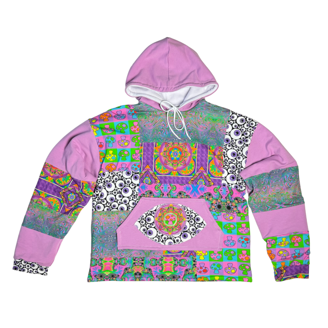 Custom Patchwork Hoodie