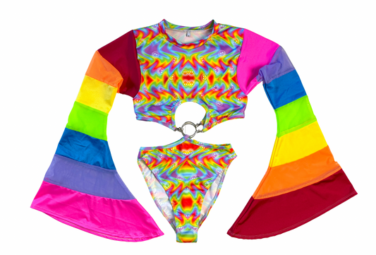 RAINBOW BABY - Flare Sleeve Bodysuit (MTO)