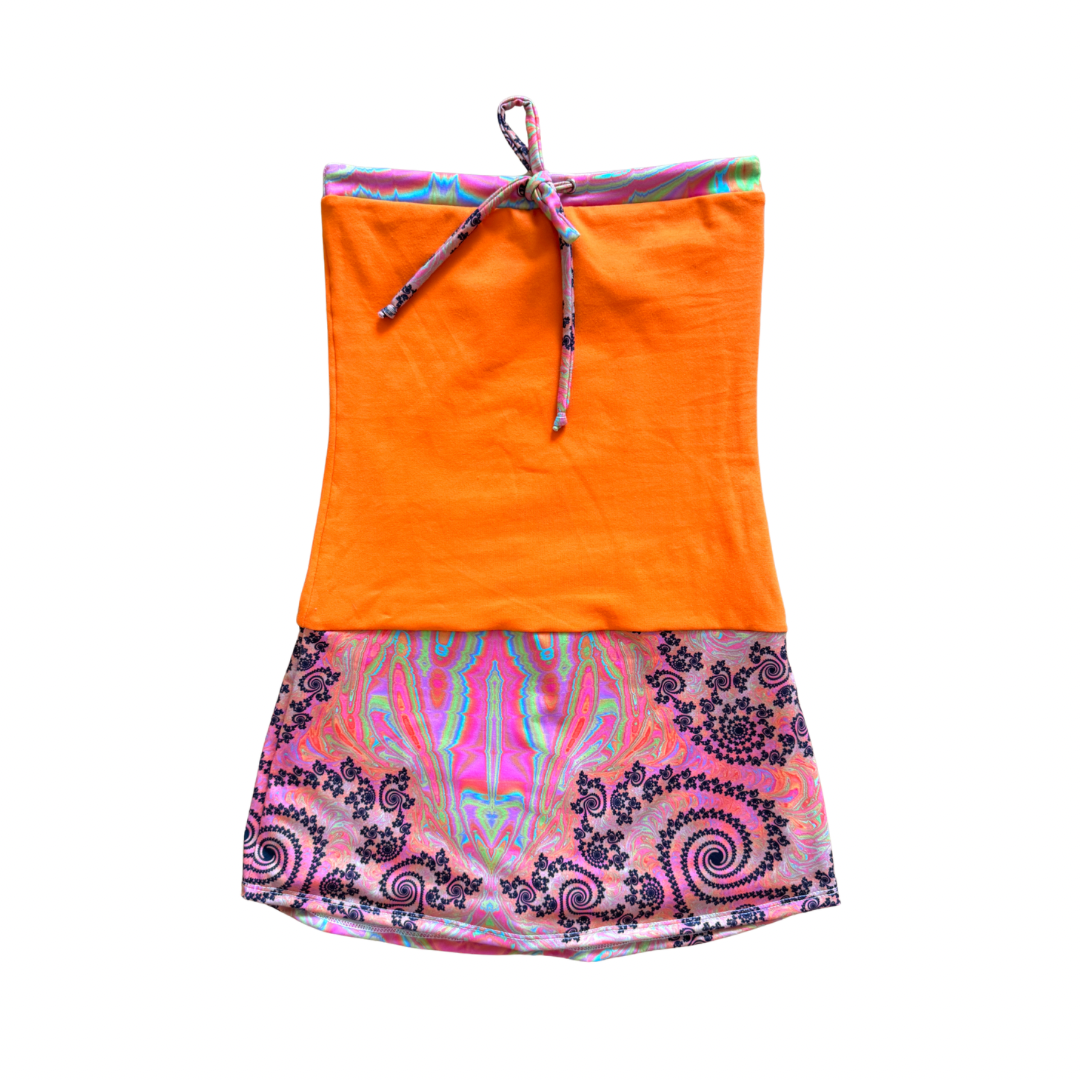 The Muse Mini Dress - Orange - S (RTS)