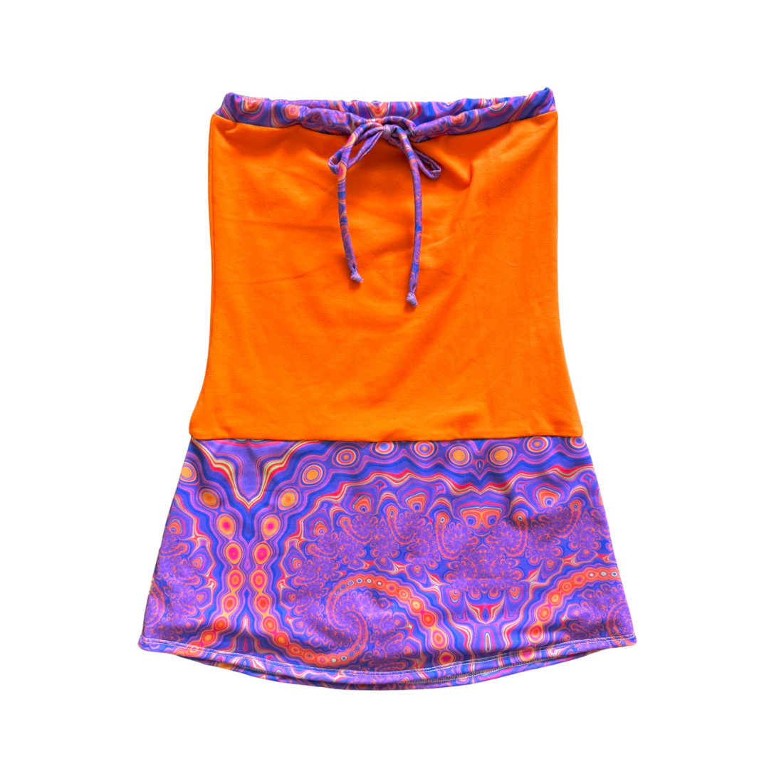 The Muse Mini Dress - Orange - L (RTS)