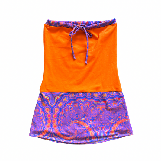 The Muse Mini Dress - Orange - L (RTS)
