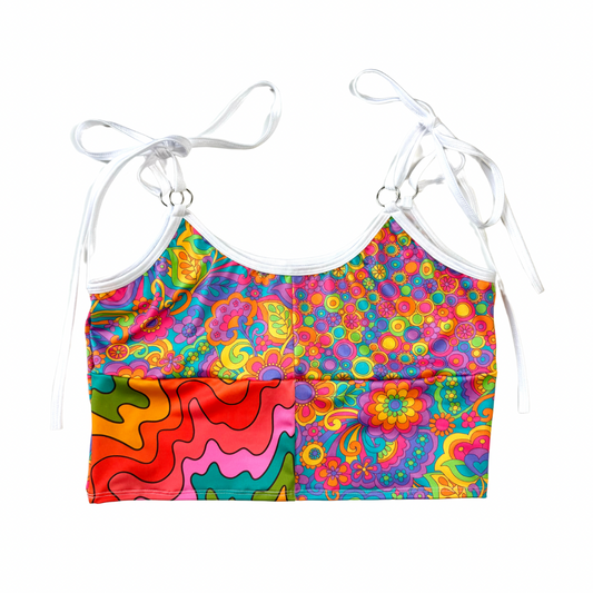 REWIND - Strappy Tank - Moovin' N Groovin' (Size XXL)