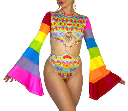 RAINBOW BABY - Flare Sleeve Bodysuit (MTO)