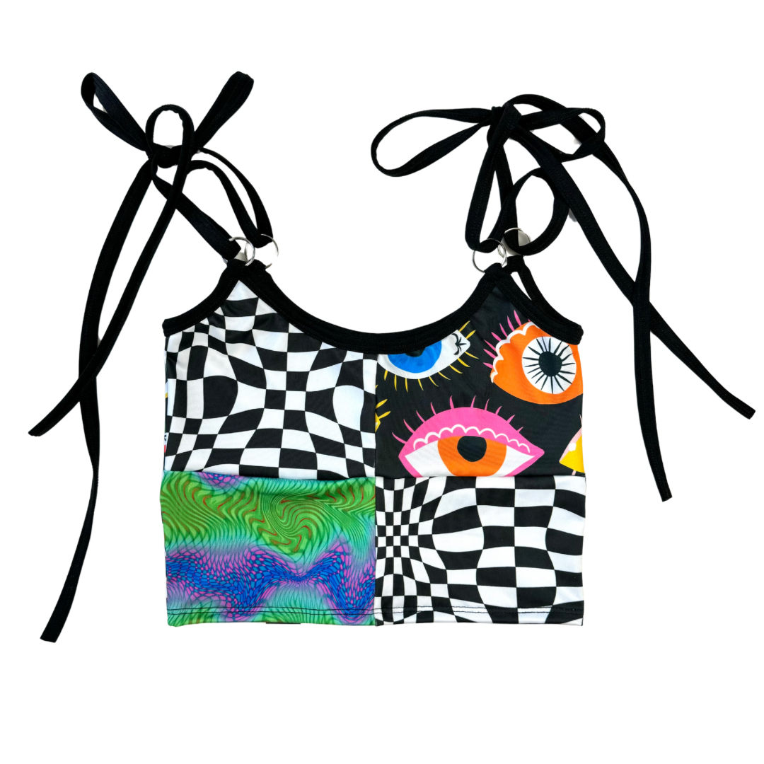 REWIND - Strappy Tank - Twisted Vision (Size XS)