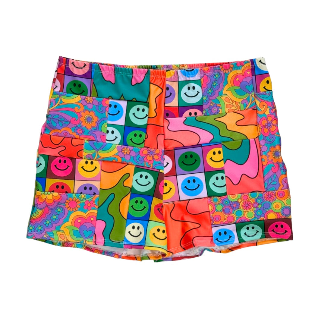 REWIND - Patchwork Shorts (Size XL)