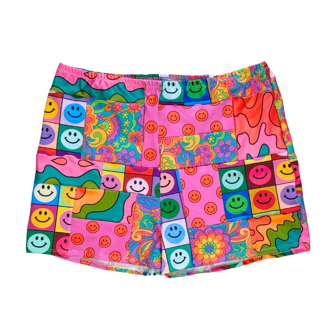 REWIND - Patchwork Shorts (Size XXL)