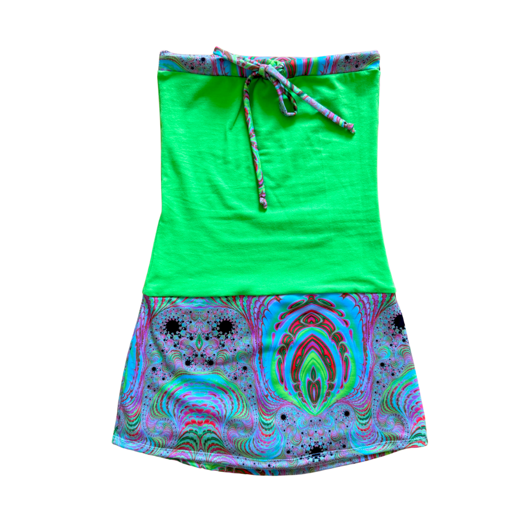 The Muse Mini Dress - Green - XS (RTS)